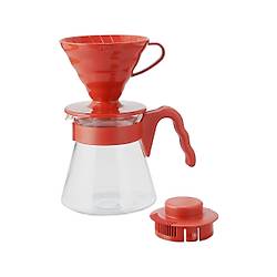 Hario V60 02 Kahve Demleme Seti (K�rm�z�)