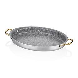 Alu Granit Oval Omlet Tava