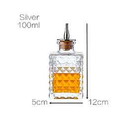 Cocktail Bitters Bottle - Vintage Square