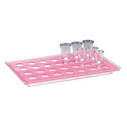 Polycarbonat Tepsili Shot Servisi / 28'Li