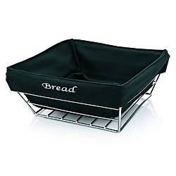 Biradli Kare Bezli Tel Ekmek Sepeti