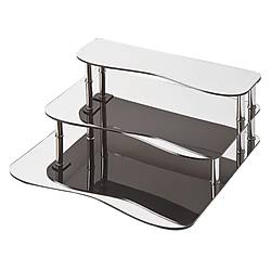 3 Basamakl� Te�hir Stand� -Aynal�