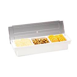 3'L� Polycarbonat Kapakl� Bar Konteyner