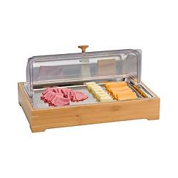 Ah�ap Altl� Polycarbonat Rolltop Kapakl� So�utuculu Te�hir