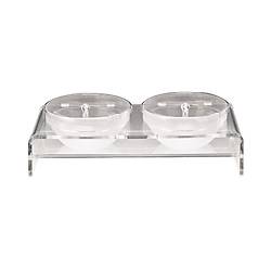 2'Li 23 Cm Polycarbonat Kaseli,Kal�n Te�hir Stand�