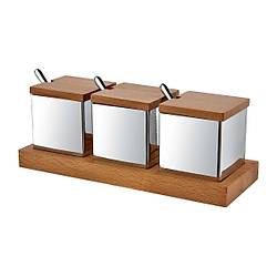 Biradl�  Ah�ap Standl� Kare 3'L� Baharatl�k Tk.