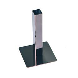 Biradl� �elik Kare Masa Vazo Bak�r