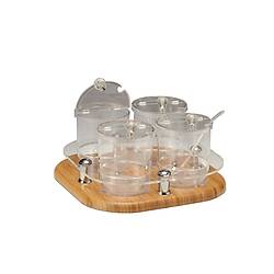 Ah�ap Altl� 4'L� Sosluk Stand�