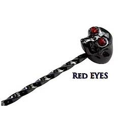 K�rm�z� G�zler Kafatas� Bar Ka��k - Black