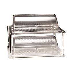 2 Katl� Komple Pc.Gn 1/1 Roll Top Kapakl� Te�hir Stand�