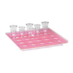 Polycarbonat Tepsili Shot Servisi / 25'Li