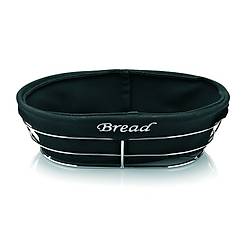 Biradli Oval Tel Bezli Ekmek Sepeti