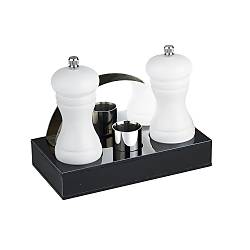 Biradl� 4'L� Menaj Seti Beyaz