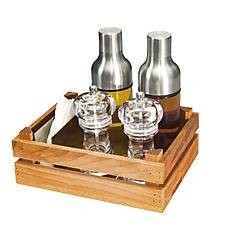 Biradl� Ah�ap Kasal� 5'Li Set