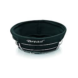 Biradli Yuvarlak Tel Bezli Ekmek Sepeti