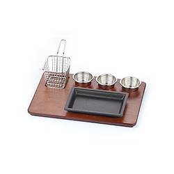 D�k�m Kare Fajita Sunum Seti Teflon