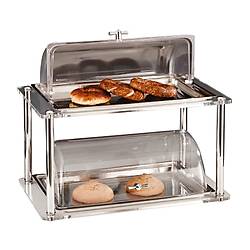 2 Katl� K���k �elik Tepsili Pc.Roll Top Kapakl� Te�hir