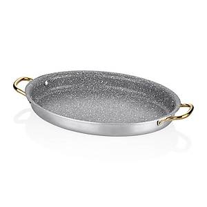 Alu Granit Oval Omlet Tava