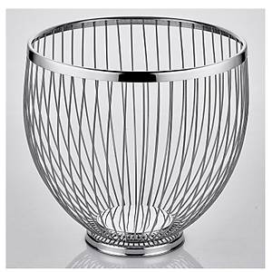 Paslanmaz Baton Ekmek Ve Meyve Sepeti 25 Cm