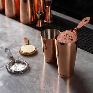 Large Antique-Style Hawthorne Strainer - Stainless Steel