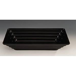 Dikdrtgen Yivli Tehir-Siyah effaf