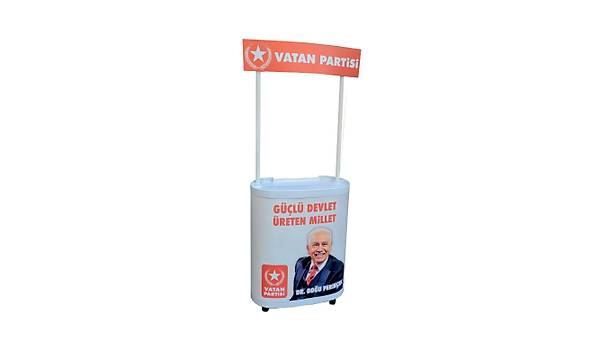 Oval Tan�t�m Stand�