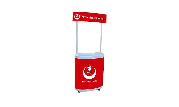 Oval Tan�t�m Stand�
