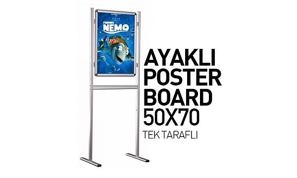 Ayakl� Poster Pano 50X70 Tek Taraf
