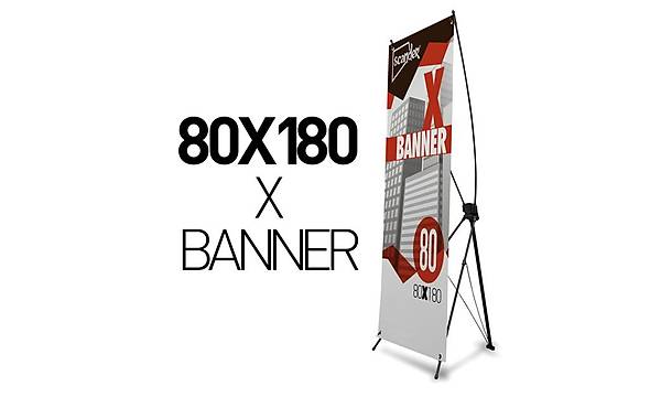 X Banner 80X180