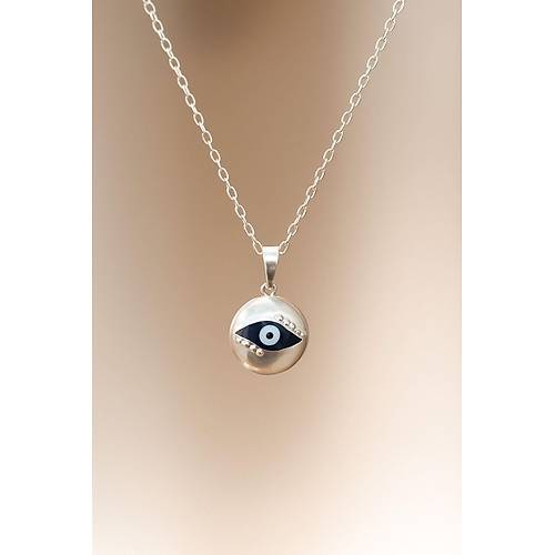 G�z Kolye Ucu G�m�� Nazar Boncuklu Kolye Uc-568