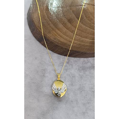 Anka Ku�u Kolye ��i A��labilir G�m�� Foto�rafl� Kapakl� Ankaku�u Uc-552