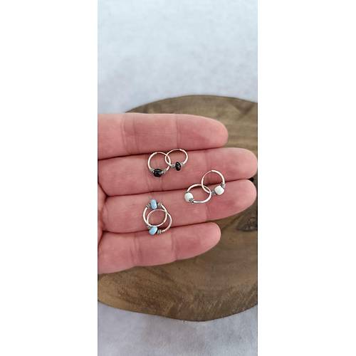 Yuvarlak Halkal Kpe 3 ift Gm Kk Minik Boy Bayan Kpesi KUPE-552