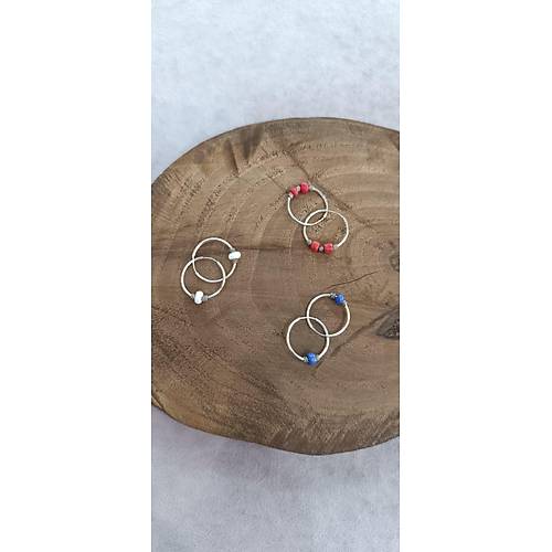 Halkal� K�pe �� �ift G�m�� K�pe Ta�l� Kad�n K�pesi KUPE-550