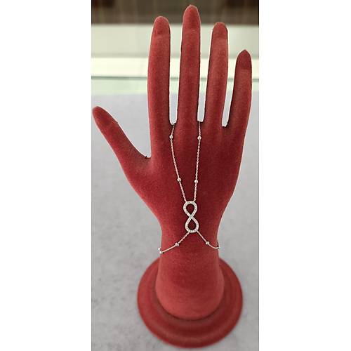 �ahmeran 925 Ayar G�m�� Zincirli �ahmeran Bileklik ELD-36