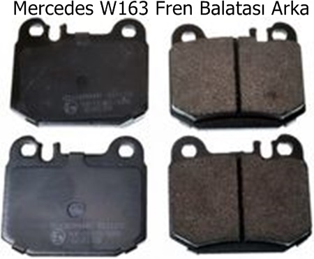 Mercedes W163 Fren Balatası Arka