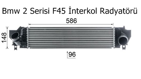 Bmw 2 Serisi F45 İnterkol Radyatörü