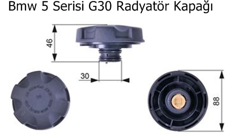 Bmw 5 Serisi G30 Radyatör Kapağı