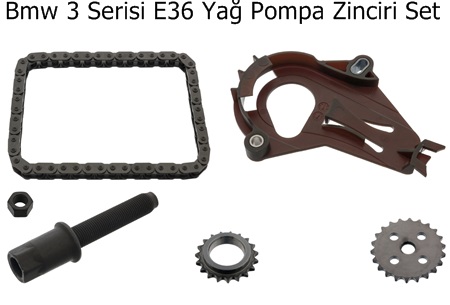 Bmw 3 Serisi E36 Yağ Pompa Zinciri Set