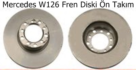 Mercedes W126 Fren Diski Ön Takım