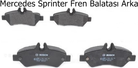 Mercedes Sprinter Fren Balatası Arka