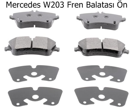 Mercedes W203 Fren Balatası Ön