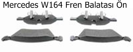 Mercedes W164 Fren Balatası Ön