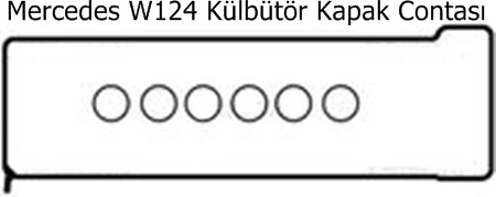 Mercedes W124 Külbütör Kapak Contası