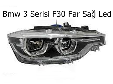 Bmw 3 Serisi F30 Far Sağ Led