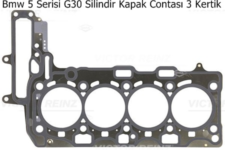 Bmw 5 Serisi G30 Silindir Kapak Contası 3 Kertik