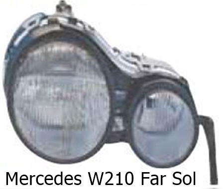 Mercedes W210 Far Sol