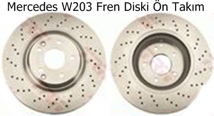 Mercedes W203 Fren Diski Ön Takım