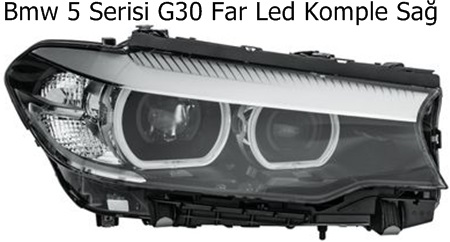 Bmw 5 Serisi G30 Far Led Komple Sağ