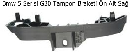 Bmw 5 Serisi G30 Tampon Braketi Ön Alt Sağ