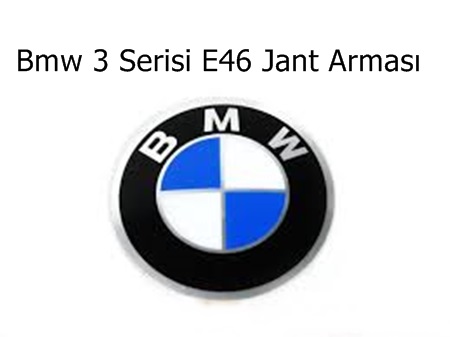 Bmw 3 Serisi E46 Jant Arması